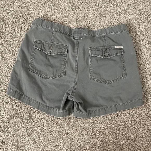 Calvin Klein shorts size 12 color khaki/green. - Picture 2 of 7
